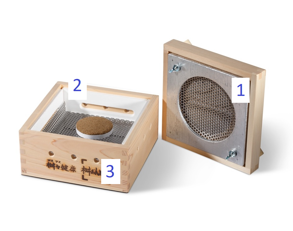 Set Moxabox con filtro a carboni attivi e isolamento in gesso: Dettagli del prodotto