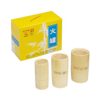 Set de ventosas de bambú - 3 piezas 