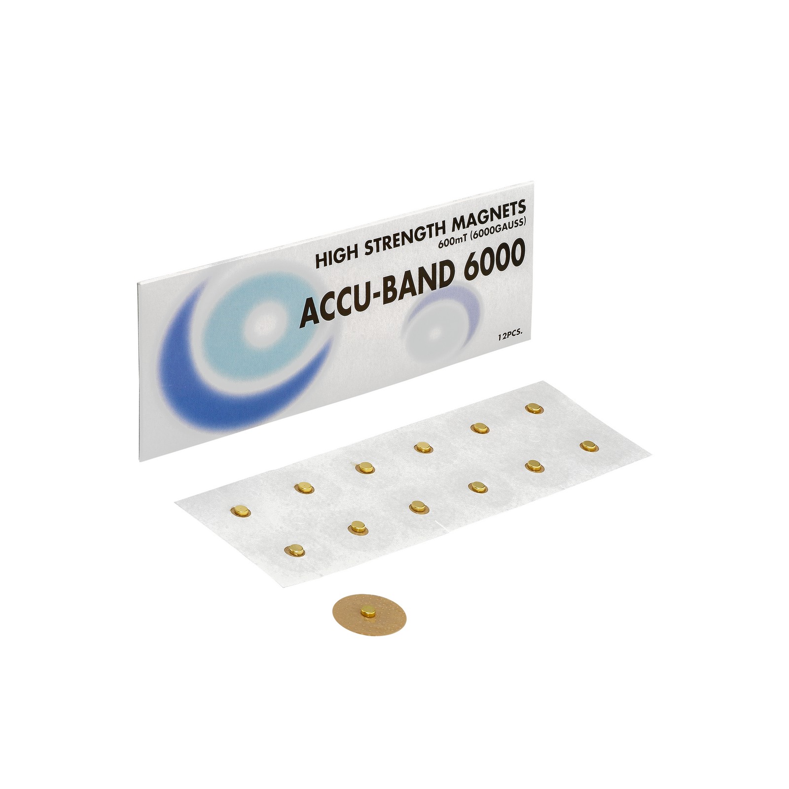 Acupunctureworld Acu Band magnetic plaster 800 gauss Gold plated
